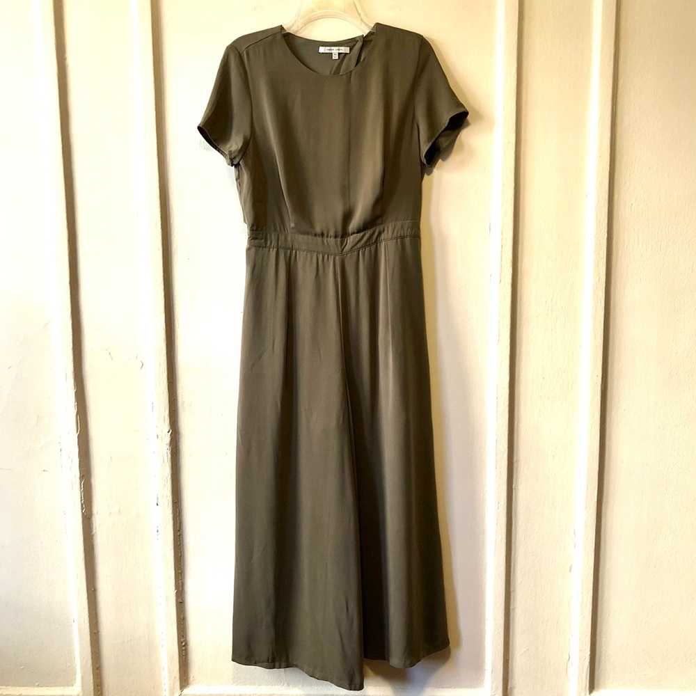 Olive Wideleg Jumpsuit
